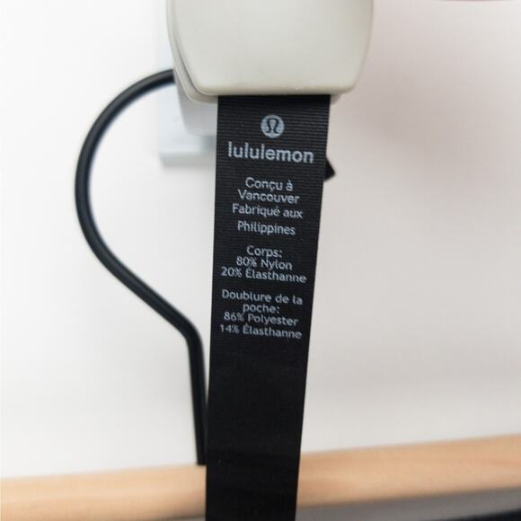 Lululemon x SoulCycle Jogging Running Leggings 6 Black Camo Zip Pocket Athletic - Picture 8 of 14